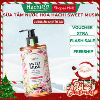  Sữa Tắm Hachi Sweet Musk Giúp Dưỡng Ẩm Chuyên Sâu Hương Thơm Lâu Da Mềm Mịn 500ml 