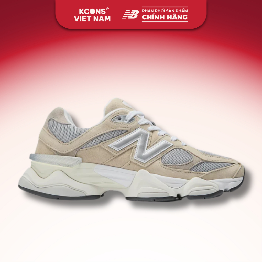 Giày New Balance 9060 Beige Grey U9060LBD Suede Thời Trang Unisex