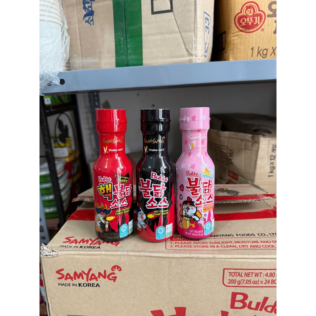 Sốt Gà Cay Samyang, Sốt Gà Samyang Hàn Quốc 3 Vị Siêu Ngon - 불닭소스 200g