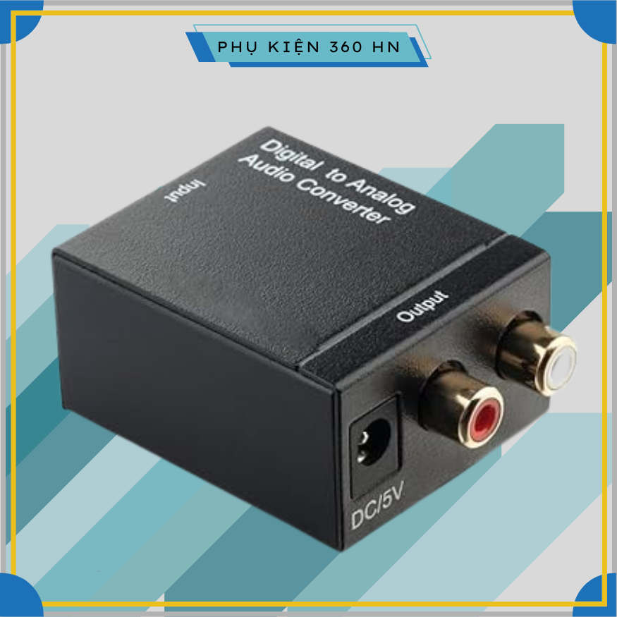 Bộ chuyển đổi Optical Audio to RCA Audio - Digital to Analog Audio R/L
