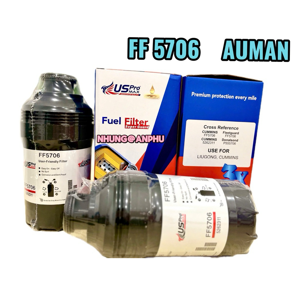 Lọc dầu FF-5706 / LF16352 / LF17356 Auman C160 cumins / Aumark / Foton / Liugiong / Jac N800