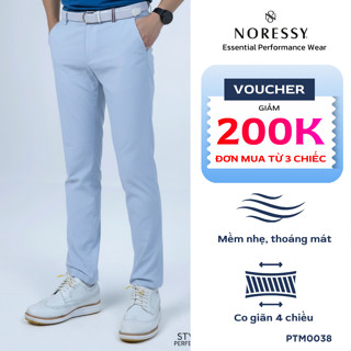  Quần Dài Nam NORESSY GOLF Thể Thao Thoáng Mát Co Giãn Nhẹ Lịch Lãm Chống Tia UV - PTM0038 