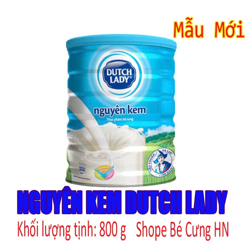SỮA BỘT NGUYÊN KEM DUTCH LADY 800G DATE 12/2027