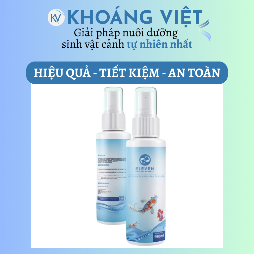 Khoáng cá, khoáng tép, khoáng vi sinh ELEVEN LIQUAMIN dạng nước (lọ 10ml, lọ 50ml, lọ 250ml)