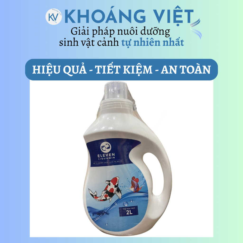 Khoáng cá, khoáng tép, khoáng vi sinh ELEVEN LIQUAMIN dạng nước (Can 2 lít)