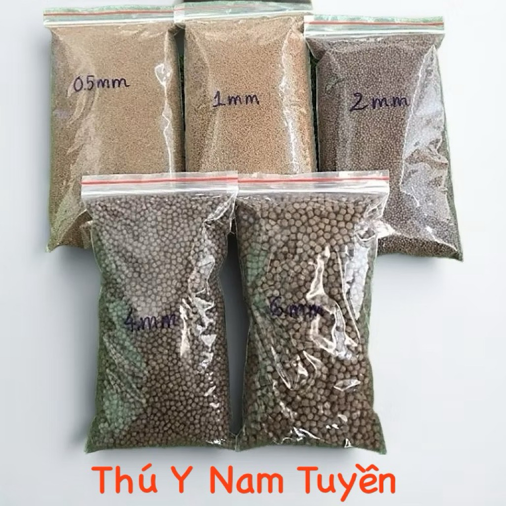 [500g] Thức ăn cá cảnh, 3 đuôi, 7 màu, chép koi, lia thia, betta..đủ size 0.5-8li