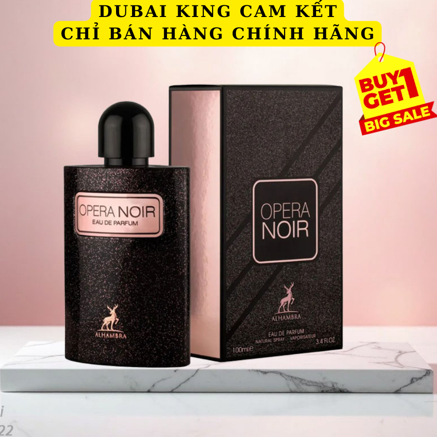 **Nước Hoa Dubai Opera Noir – Maison Alhambra  Quyến Rũ – Bí Ẩn – Cá Tính Sang Trọng**