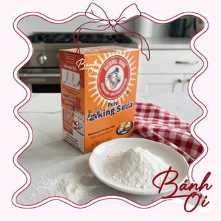 Baking Soda (Muối Nở), - Muối Nở, Baking Soda Làm Bánh, Muối nở baking soda - Hộp 454gr - Bánh Ơi