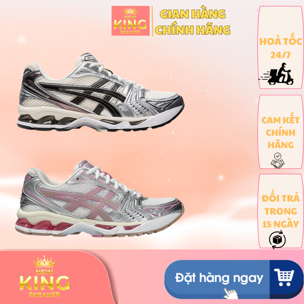 [𝙎𝘼𝙇𝙀 Chính Hãng] Giày ASICS Gel-Kayano 14 Basic Nam Nữ AUTHENTIC .Giày Thể Thao ASICS Gel-Kayano 14