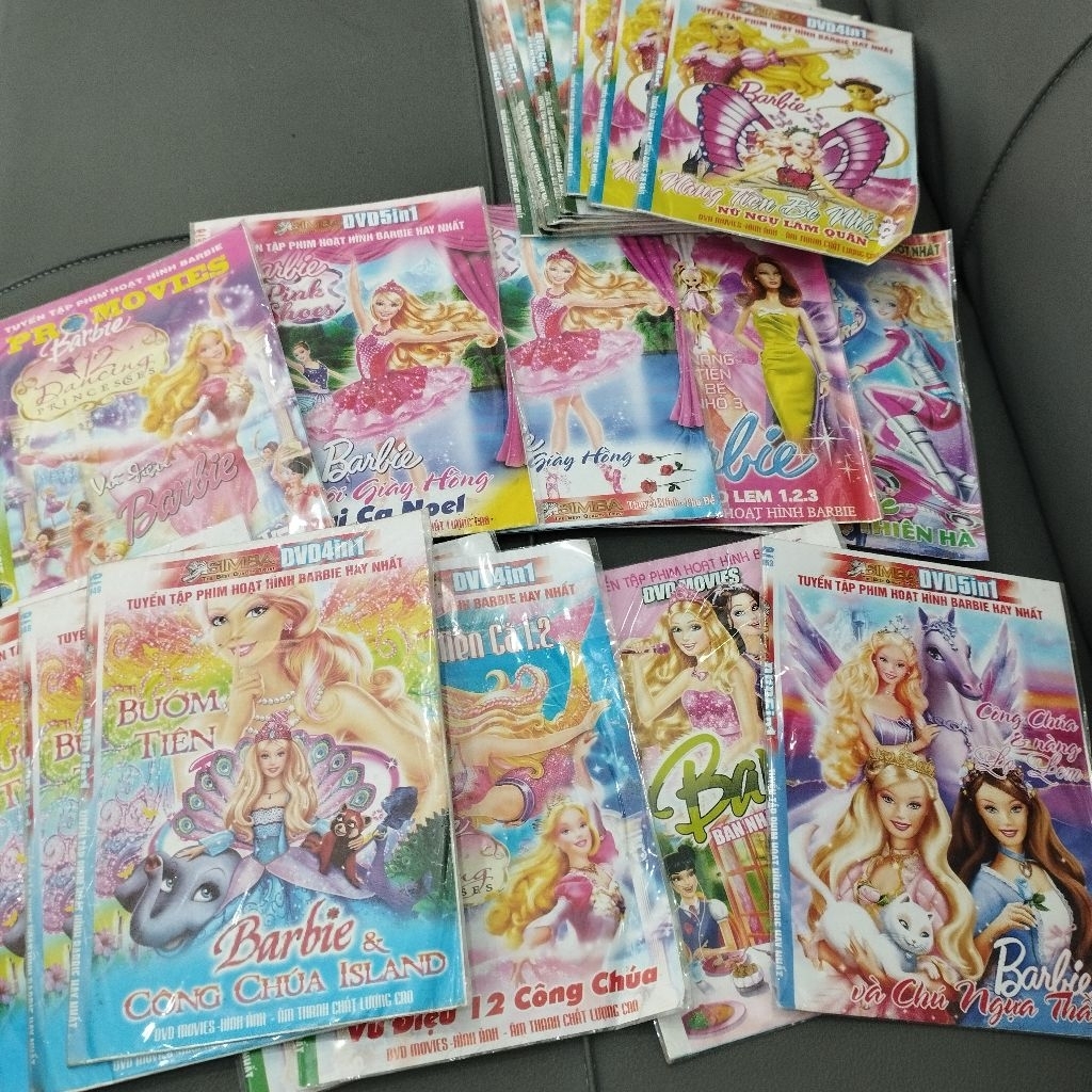 Đĩa dvd hoạt hình công chúa Barbie
