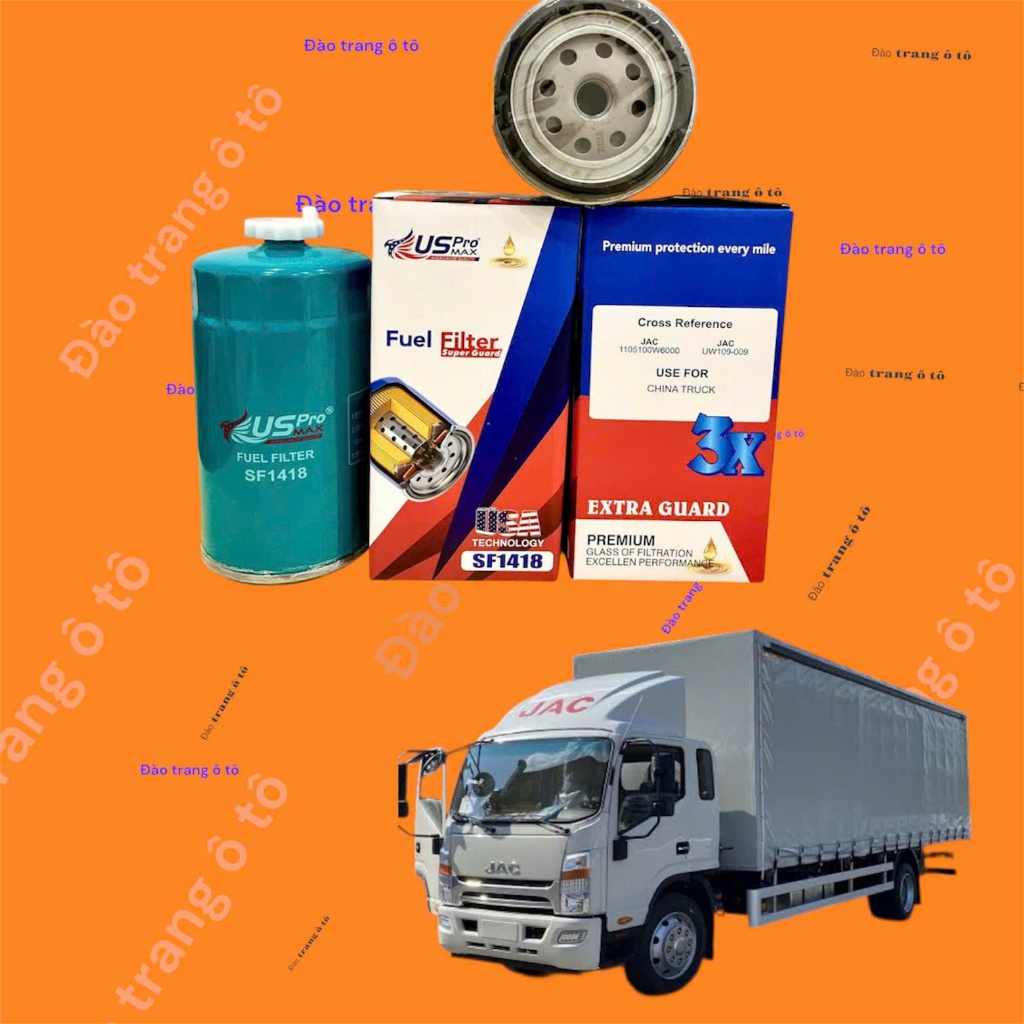Lọc dầu cho xe Jac N150 và isuzu L200 lọc tinh lọc thô SF1417 SF1418 lọc dầu động cơ xe Pro