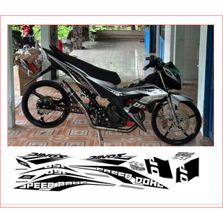 Tem rời SONIC 150 mẫu DDHC  in nền keo trong suốt phù hơp với các loại xe nền sáng.