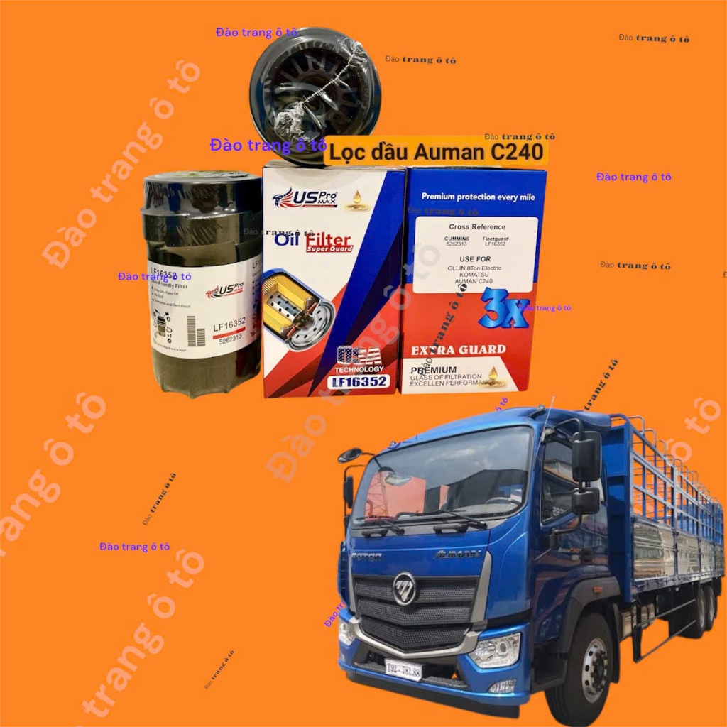 Lọc dầu xe auman C240 LF16352 dùng lọc dầu động cơ xe ô tô PRO