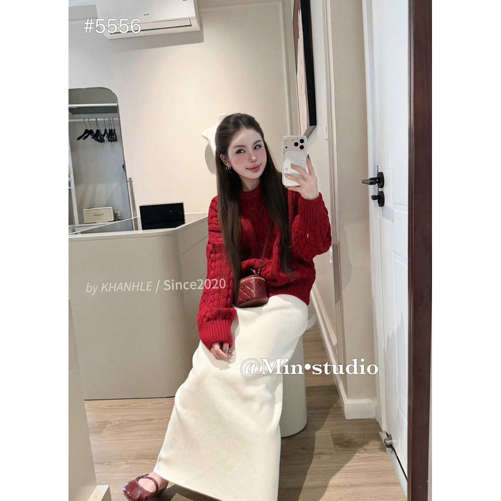 Áo Len Thừng Vân Xoắn MIN • Melanie Studio