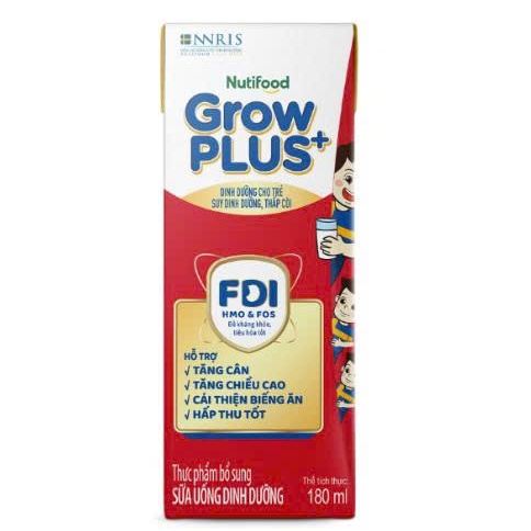 Nutifood Grow Plus đỏ 180ml