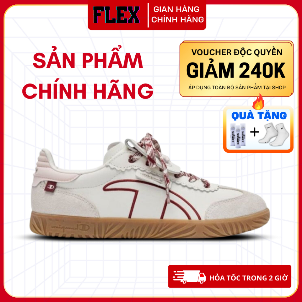Giày Sneaker Champi on Heart-Link Champ T-trainer Chính Hãng cho nam nữ Flex Shop