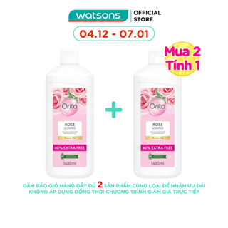  Gel Tắm Orita Hương Hoa Hồng Shower Gel Rose Scented 1400ml 