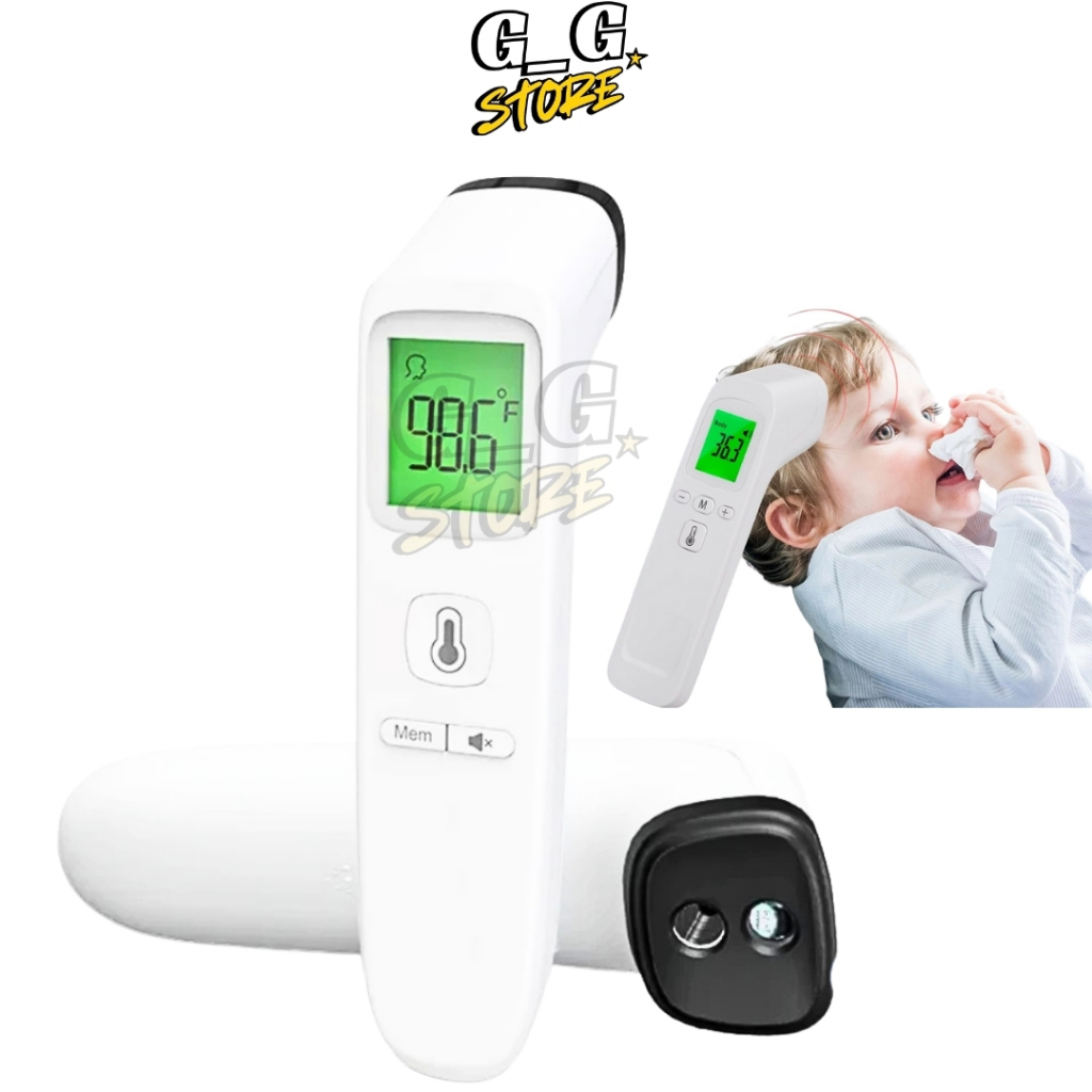 Nhiệt Kế Điện Tử Hồng Ngoại Đo Trán -Đo Nhanh 1s -Màn Hình LED -Dùng Cho Bé Và Người Lớn - GGStore