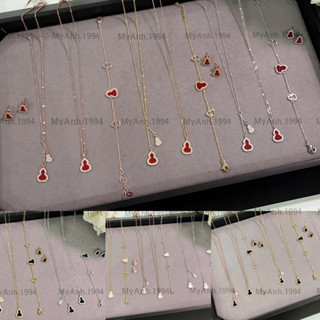  Set bộ trang sức dây titan mặt hình hồ lô mạ bạc s925 cho nữ mã MH213 