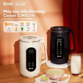  Máy Làm Sữa Hạt Đa Năng 9in1 COMET CM9216 1.2L Nấu Sữa Cháo ăn dặm - 1 Đổi 1 30 Ngày 