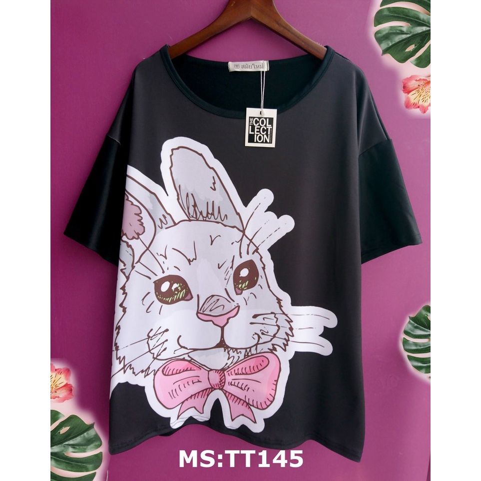 áo thun bigsize [ thỏ nơ] KY126