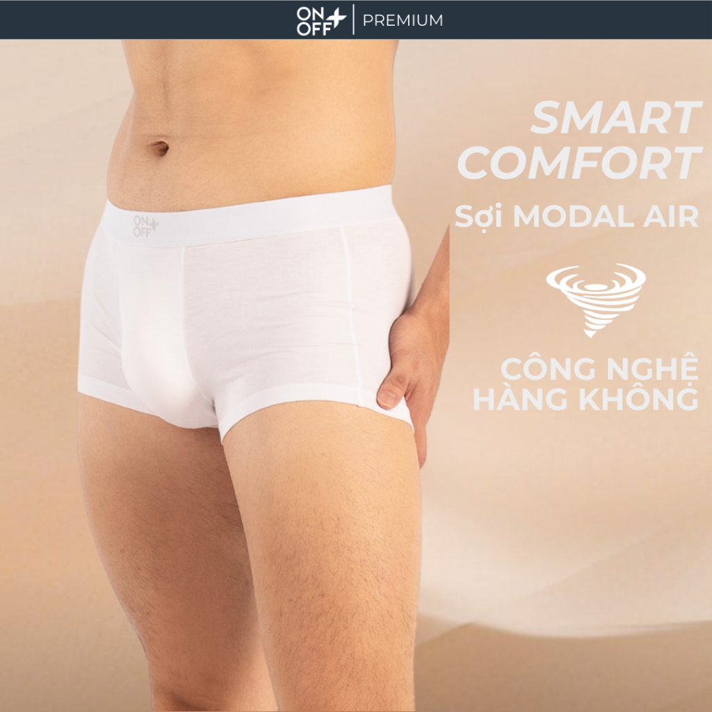 Quần lót nam Micro modal Air kháng khuẩn mềm mượt nhẹ dáng trunk chính hãng ONOFF - 18UO23A024