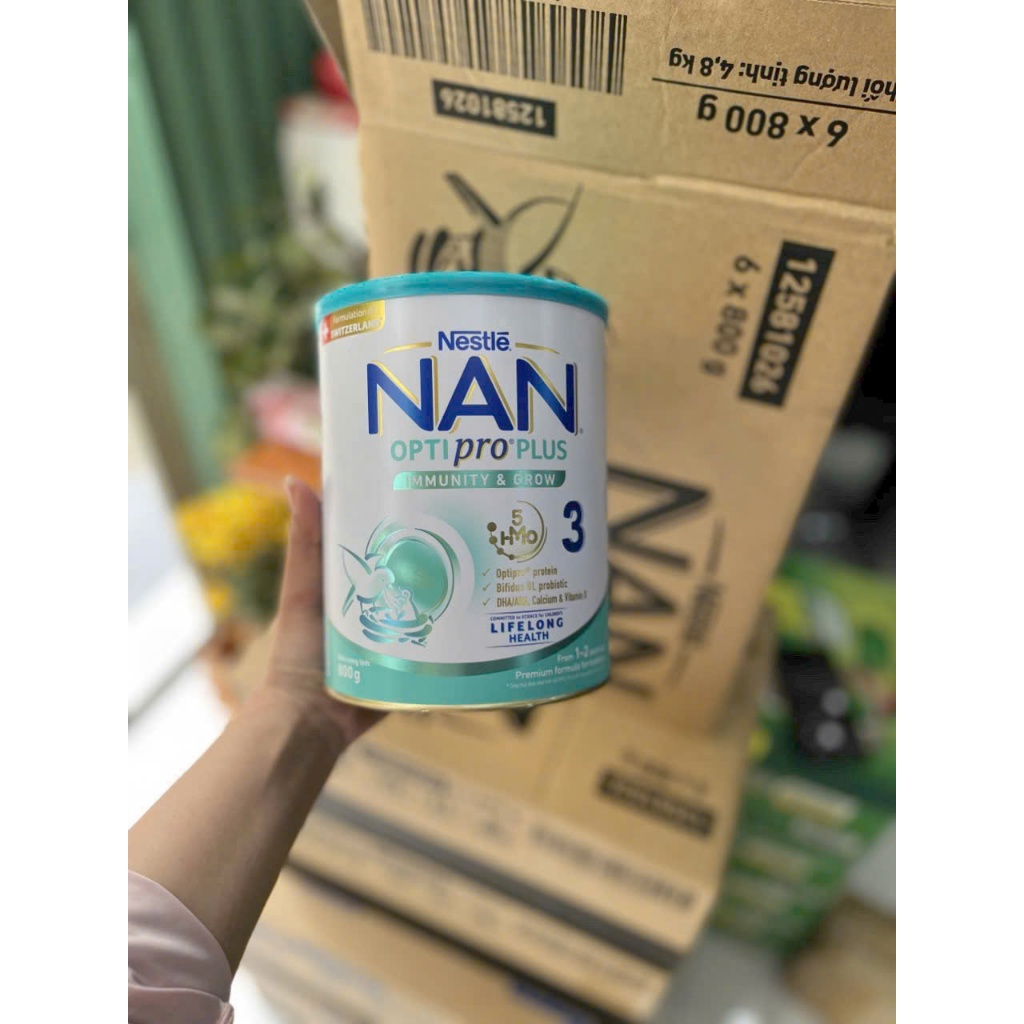 MẪU MỚI - Sữa Nan Optipro số 3 800gr DATE 2027