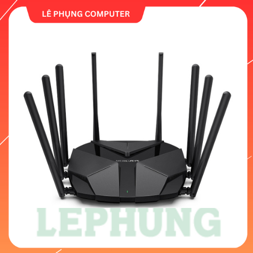 Router WIFI 6 AX6000 Mercusys MR90X | 2 băng tần 2.4 & 5.0 GHz- bảo hành 2 năm