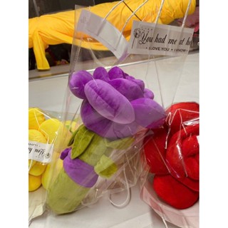 gấu bông hoa hồng 40cm kèm túi xinh