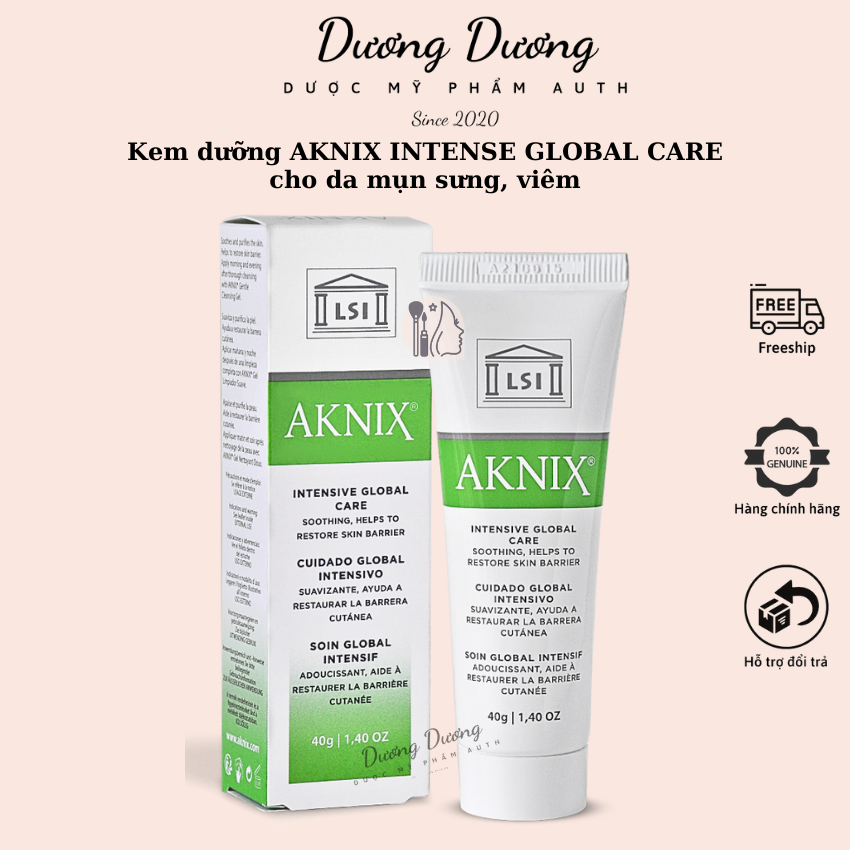 Kem dưỡng AKNIX INTENSIVE GLOBAL CARE 40g - Dành cho da dầu mụn viêm