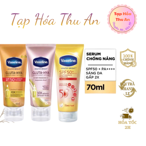 Serum Dưỡng Thể và Chống nắng Vaseline 70ml