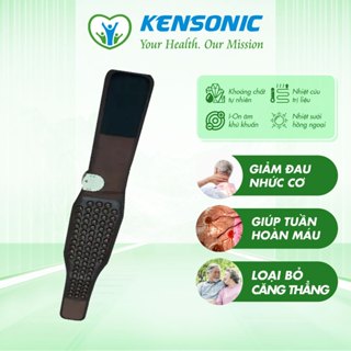 Đai Đá Nóng Tourmaline Hàn Quốc KENSONIC KS- Belt 208, Hỗ Trợ Giảm Đau Nhức Lưng, Cải Thiện Tuần Hoàn Máu 19x120cm