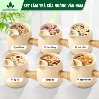  Trà sữa nướng Vân Nam các set trà mix sẵn kèm nguyên liệu làm trà sữa tự chọn - Chợ Thảo Dược Việt 