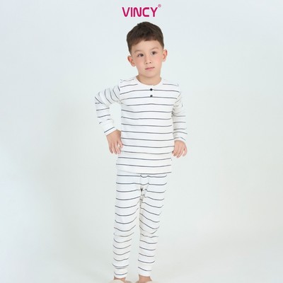 KTD02W5T01-BỘ DÀI THUN VỚI THIẾT KẾ CỔ TRÒN XẺ TRỤ MANG LẠI SỰ  ẤM ÁP VÀ THOẢI MÁI CHO BÉ .