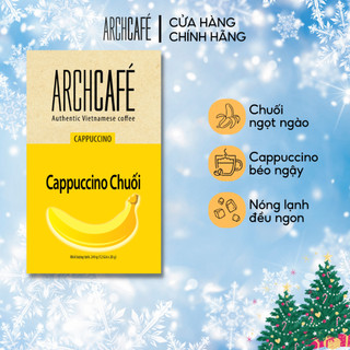 Cà phê hòa tan vị Cappuccino Chuối Archcafé (hộp 12 gói x 20g)