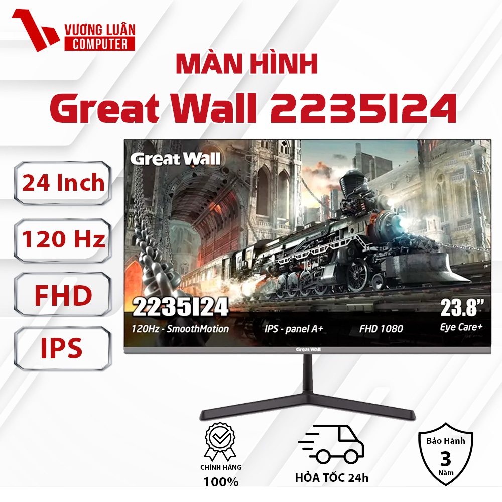 Màn hình máy tính GreatWall 24inch IPS 120Hz 2235I24 Chính Hãng