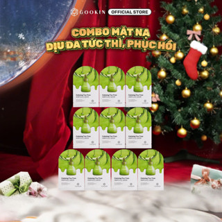  COMBO 10 Mặt Nạ Dịu Da Phục Hồi Cho Da Nhạy Cảm Gookin Calming Tea Tree Ampoule Mask 30ml x 10  1  