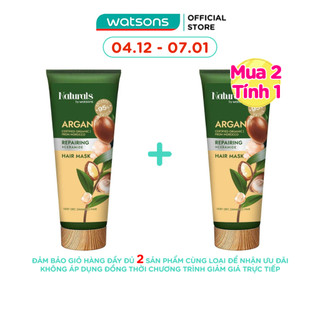  Kem Ủ Tóc Naturals By Watsons Repairing Phục Hồi Tóc Hư Tổn Chiết Xuất Dầu Argan 200ml 