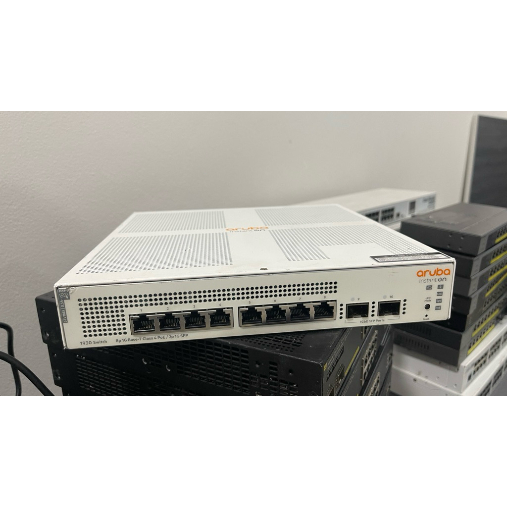 Switch PoE af/at Aruba Instant On 1930 8G 2SFP 124W (JL681A) , Bộ Chia Lan , Cấp POE af/at