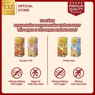 ✨[DEAL CỰC HỜI]✨Mua 5 Lốc Protein TT Tặng 1 Gói Treo Tường - Sữa Hạt 137 Degrees 180ML, Healthy, NK Thái Lan