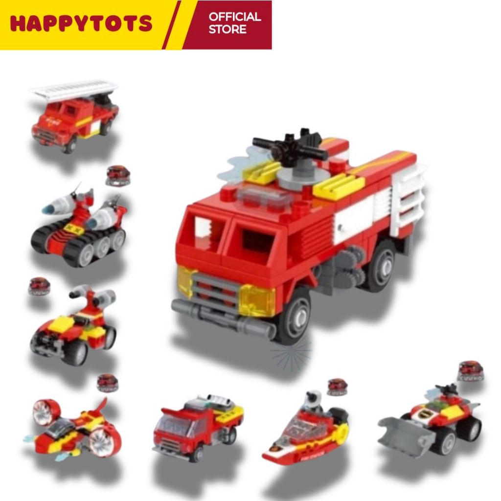 Ghép Hình Lego -  Đồ Chơi Duka Ghép Hình Lực Lượng Cứu Hộ - Phát triển Trí Tuệ Cho Bé