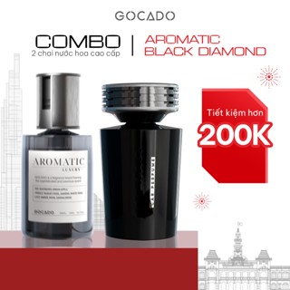  Combo Nước Hoa Ô Tô Cao Cấp  AROMATIC +  BLACK DIAMOND GOCADO Tặng Túi 