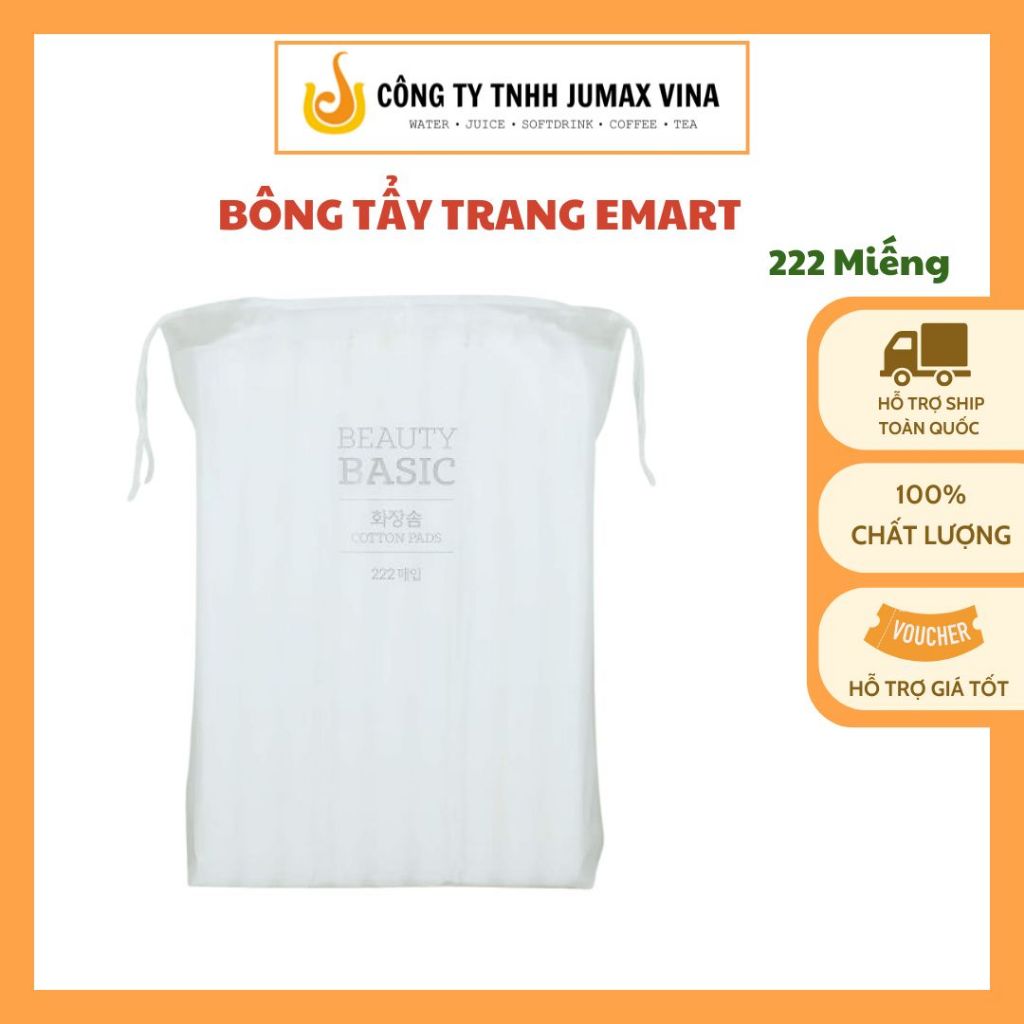 Bông Tẩy Trang Emart 222 Miếng
