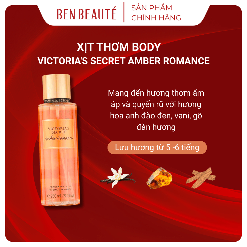 Xịt Thơm Body Victoria's Secret Amber Romance