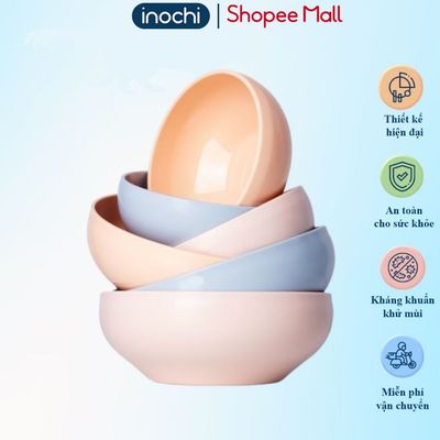 Chén bát 415ml Inochi nhựa nguyên sinh, kháng khuẩn, chịu nhiệt 140 độ C