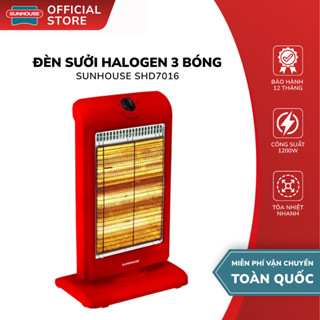  Máy Sưởi Điện 3 Bóng Sunhouse SHD7016 - Tốc Độ Làm Ấm Nhanh  Công Nghệ Hiện Đại  Bảo Hành 12 Tháng 