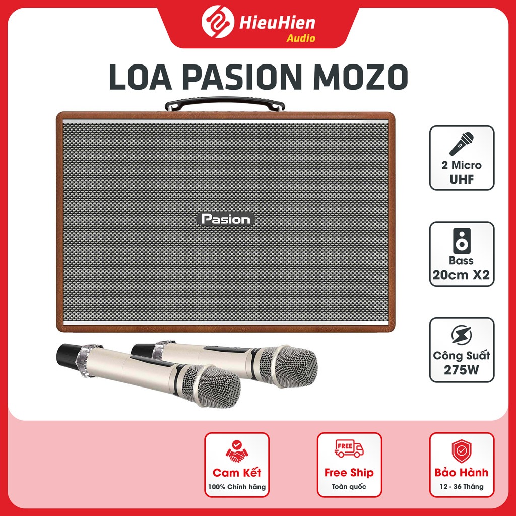 Loa Karaoke Paramax Pasion Mozo chính hãng - Âm thanh hay, Công suất lớn, Bảo hành 3 năm