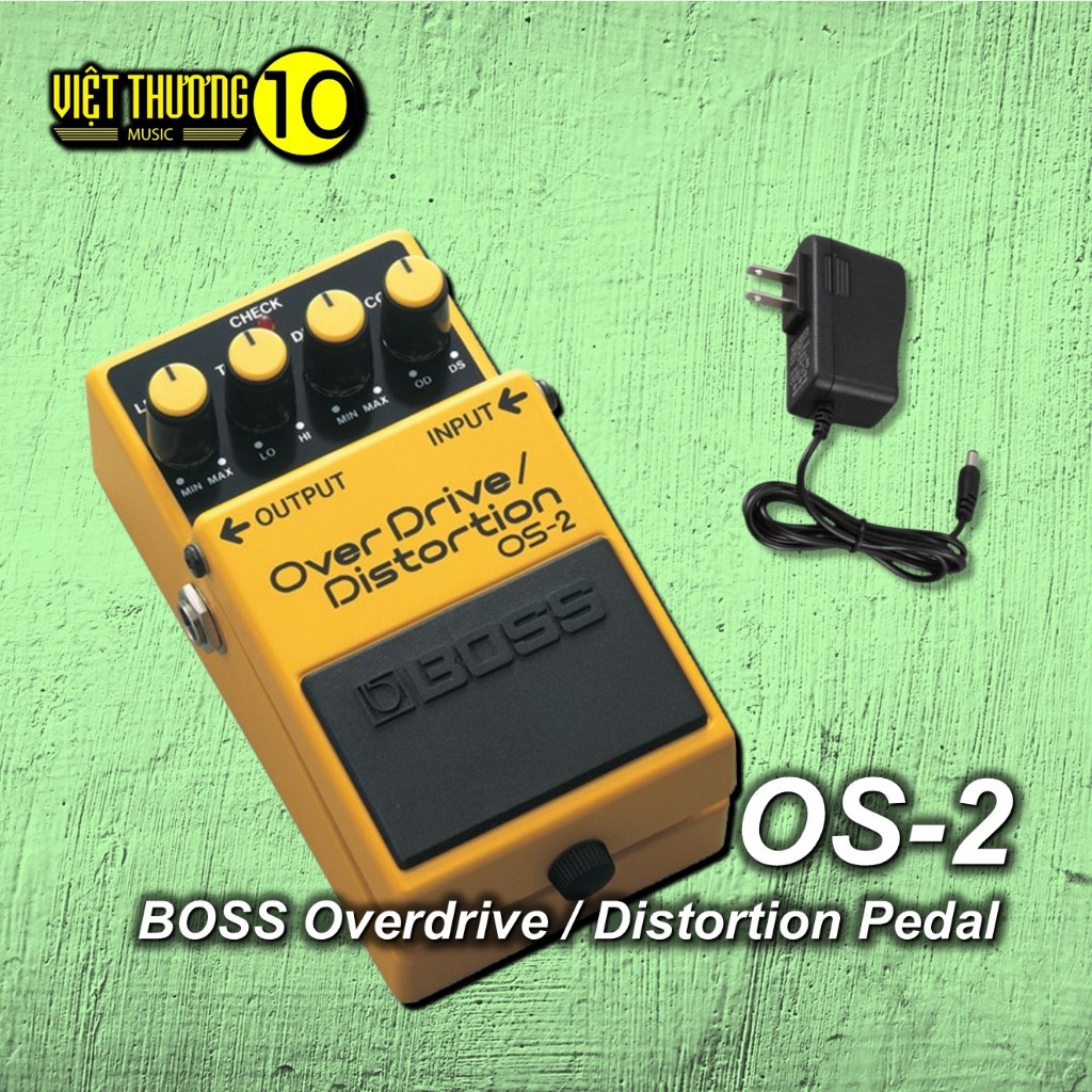 BOSS OS-2 Pedal hiệu ứng Overdrive và Distortion cho guitar điện