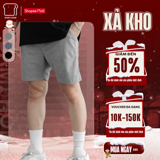   GIẢM 50%  Quần short nam chất nhung tổ ong dày dặn BAMIHOME lưng thun co giãn form trên gối thoáng mát QNTO 