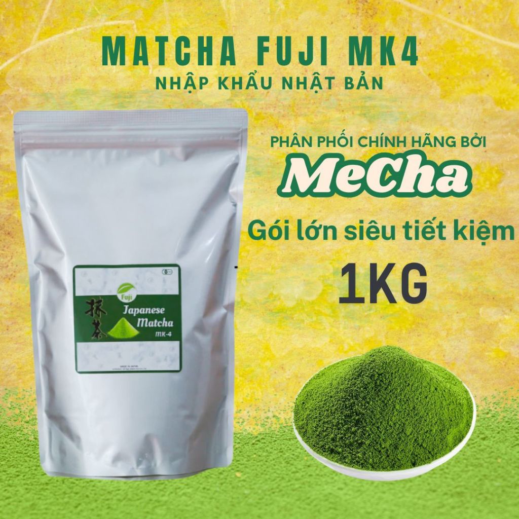 Matcha Fuji MK4 gói lớn 1kg chính hãng nhập khẩu Nhật Bản